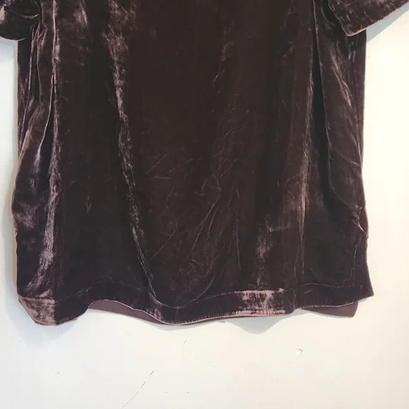 Sundance Velvet Short Sleeve Tee - Rich Chocolate - Picture 4 of 10